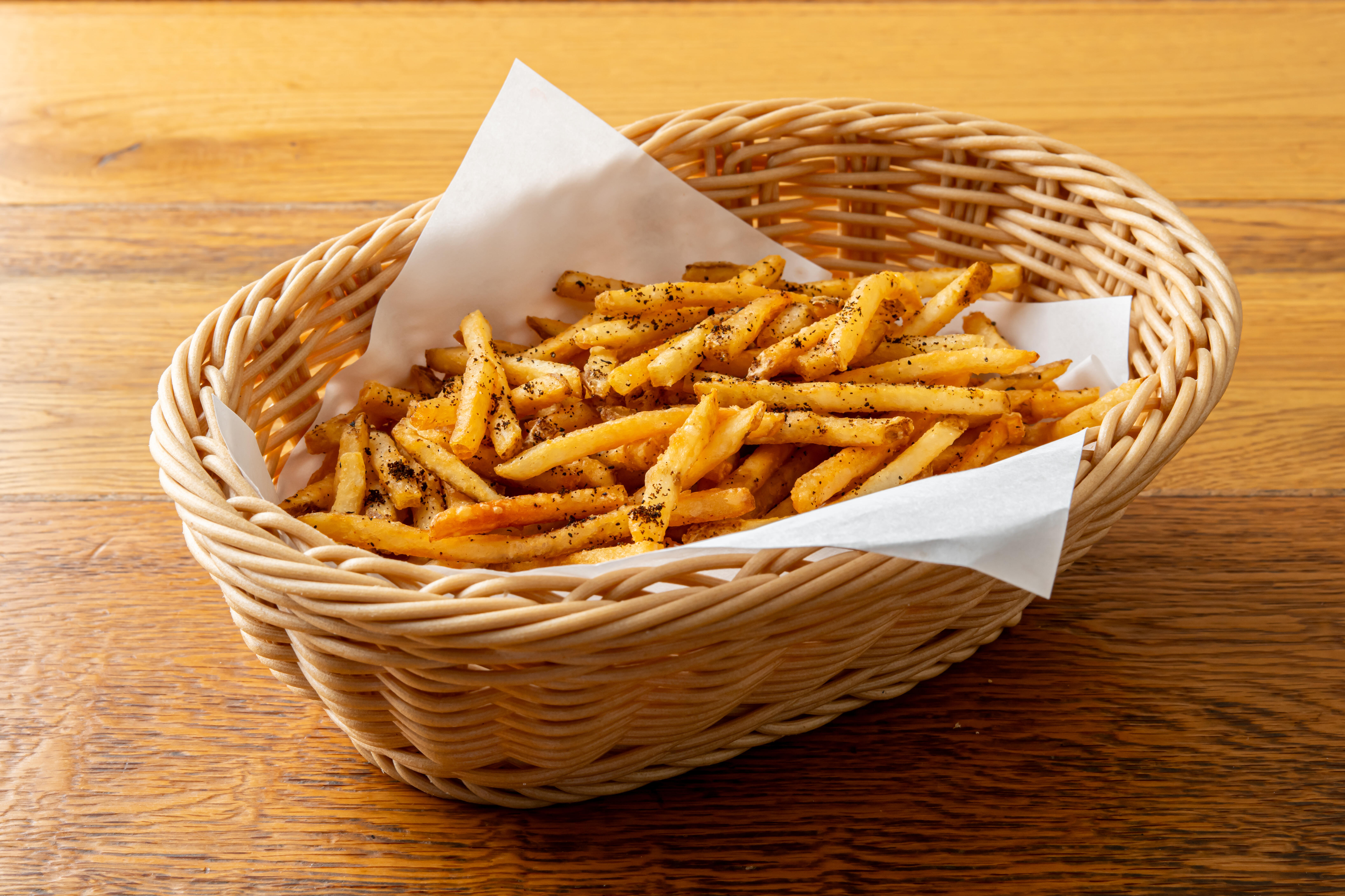 Hachijo French Fries - with the taste of black shichimi chilli peppers
