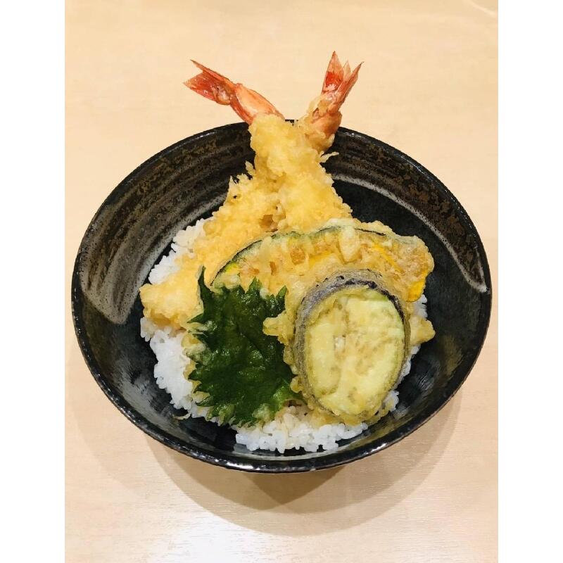 Shrimp tempura bowl