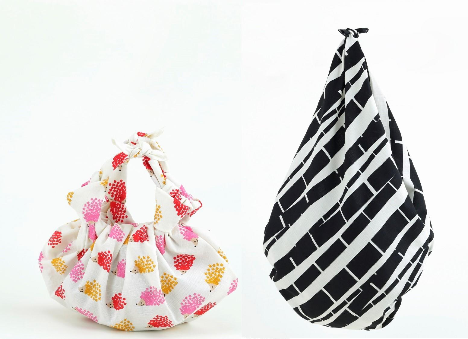 Furoshiki could be bag by just by tying